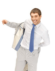 Image showing happy businessman