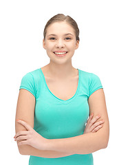 Image showing happy and carefree teenage girl