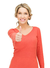 Image showing thumbs up