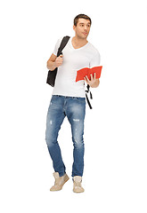 Image showing travelling student