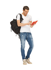 Image showing travelling student