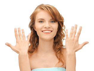 Image showing beautiful teenage girl