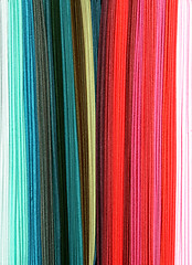 Image showing Colorful scarves