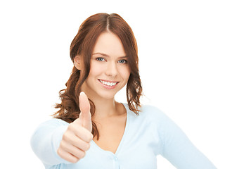 Image showing thumbs up