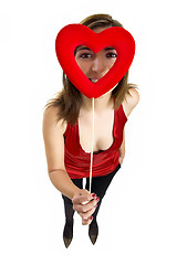 Image showing Valentine woman