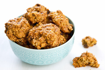 Image showing Oatmeal and raisin cookies