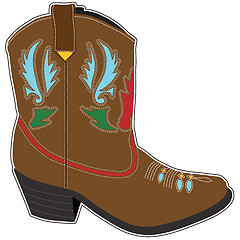 Image showing Cowboy Boots Short