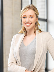 Image showing happy and smiling woman