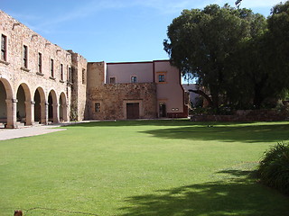 Image showing Colonial Temple Yard