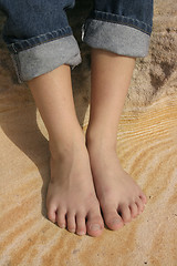 Image showing Kids Feet