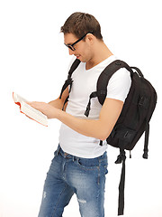 Image showing travelling student