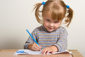 Image showing child drawing