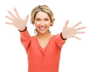 Image showing happy woman