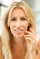 Image showing happy and smiling woman