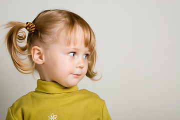 Image showing child look