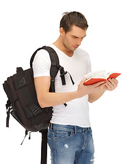 Image showing travelling student