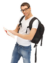 Image showing travelling student