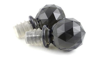 Image showing Black Bottle Stopper