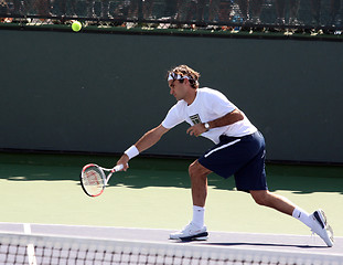 Image showing Roger Federer at Pacific Life Open