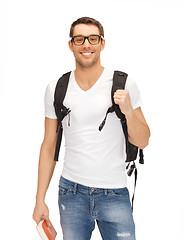 Image showing travelling student