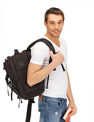 Image showing travelling student