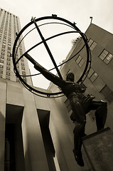 Image showing Atlas statue