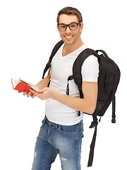 Image showing travelling student