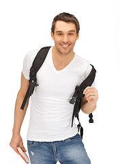 Image showing travelling student