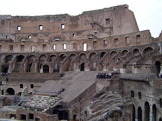 Image showing  Inside the Colosseum - Rome