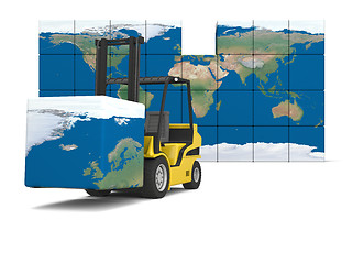 Image showing International transportation