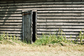 Image showing Rustic wooden farm building