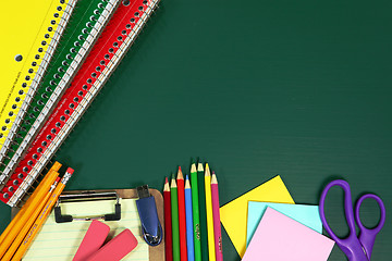 Image showing Back to School Items With Copy Space