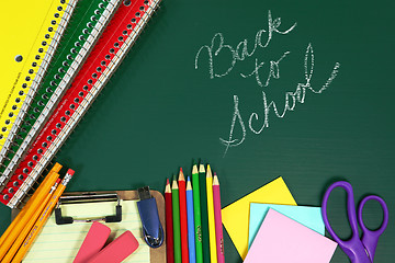 Image showing Back to School Items With Copy Space