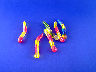 Image showing worm candies