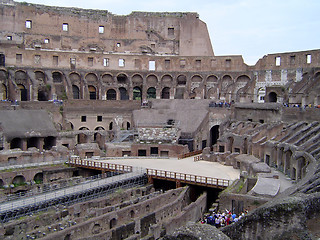 Image showing Inside the Colosseum - Rome