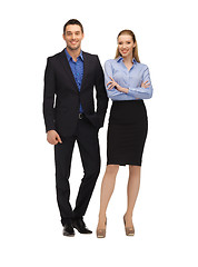 Image showing man and woman in formal clothes
