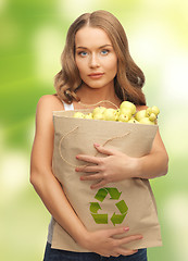 Image showing woman with bag