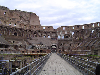 Image showing Inside the Colosseum - Rome