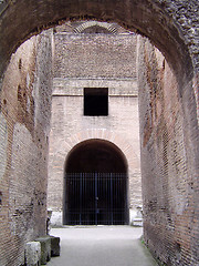 Image showing View of an archway at The Colosseum - Rome