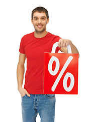 Image showing man with shopping bags