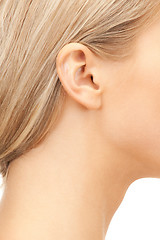 Image showing picture of woman's ear