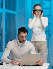 Image showing man and woman in laboratory