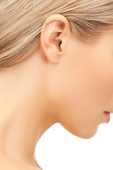 Image showing picture of woman's ear