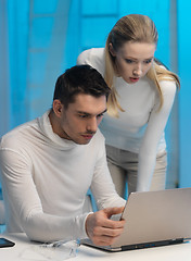 Image showing man and woman in laboratory