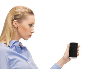 Image showing woman with cell phone