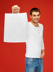 Image showing man with shopping bags