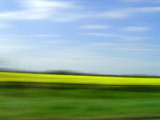 Image showing Abstract - Field and Sky