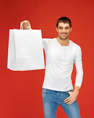 Image showing man with shopping bags