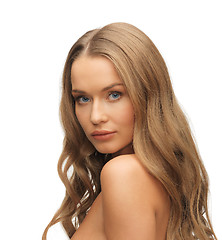 Image showing beautiful woman with long hair