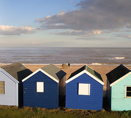 Image showing Beach Huts